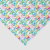 Papier Mousseline Tis the Season Holiday Tissue Paper (Détail)