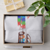 Papier Mousseline Tissu BMW (Cadeau)