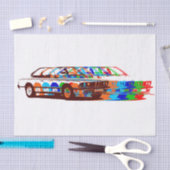 Papier Mousseline Tissu BMW (Artisanat)