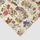 Papier Mousseline Tissu botanique Vintage pour le découpage (Détail)