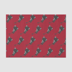 Papier Mousseline Tissu cadeau de hockey