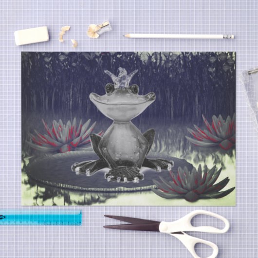 Papier Mousseline Tissu cadeau Prince Frog (Artisanat)