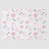 Papier Mousseline Tissu cadeau rose Hydrangea (Recto)