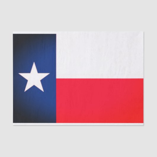 Papier Mousseline Tissu cadeau Texas Flag (Recto)