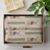 Papier Mousseline Tissu de cerf (Cadeau)