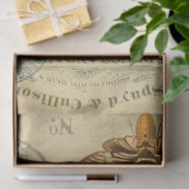 Papier Mousseline Tissu de Decoupage d'apothicaire (Cadeau)