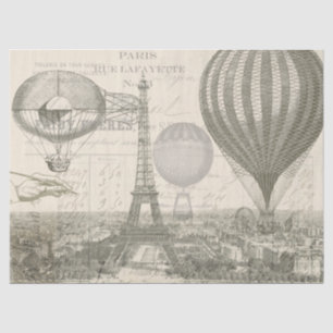 Papier Mousseline Tissu de Decoupage de ballon d'éphémères