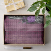 Papier Mousseline Tissu de découpage de chouette et de couronne (Cadeau)