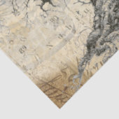 Papier Mousseline Tissu de découpage de l'arbre de lune (Détail)