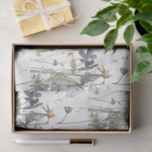 Papier Mousseline Tissu de découpage de petites fleurs (Cadeau)