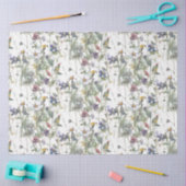 Papier Mousseline Tissu de découpage de petites fleurs (Artisanat)