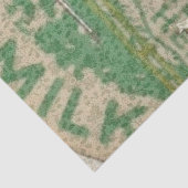 Papier Mousseline Tissu de Decoupage de vache à pays (Détail)