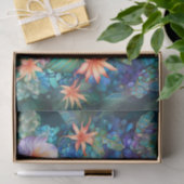 Papier Mousseline Tissu de découpage du jardin de fleurs d'Abalone (Cadeau)