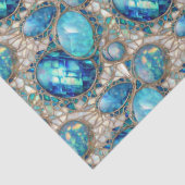 Papier Mousseline Tissu de découpage en orone bijoux (Détail)