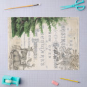 Papier Mousseline Tissu de découpage Ephémère de Noël (Artisanat)