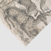 Papier Mousseline Tissu de découpage Ephémère de Noël (Détail)