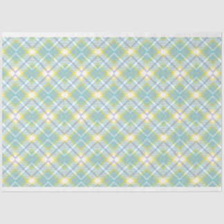 Papier Mousseline Tissu de découpage Pastel Plaid