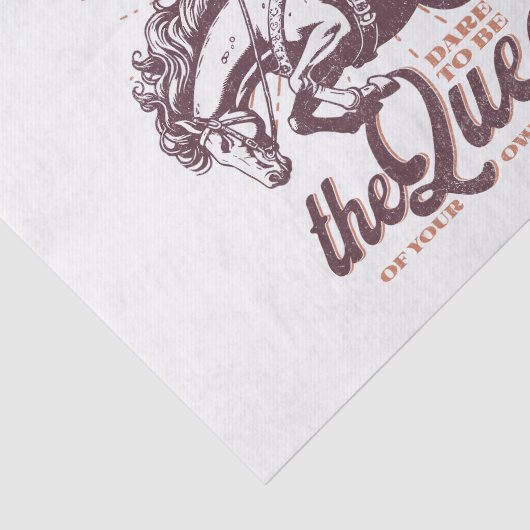 Papier Mousseline Tissu de découpage Rodeo Queen (Détail)