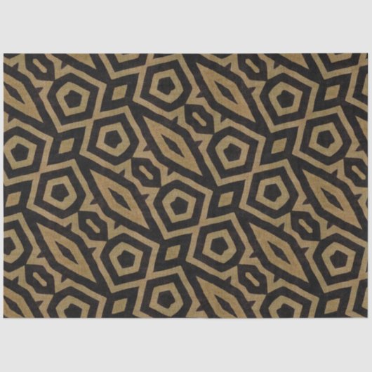 Papier Mousseline Tissu de découpage textile africain (Recto)