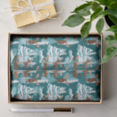 Papier Mousseline Tissu de la fête de Noël (Cadeau)