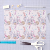 Papier Mousseline Tissu de la partie motif de l'équitation de plage (Artisanat)