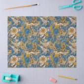 Papier Mousseline Tissu de l'enveloppe cadeau nautique (Artisanat)