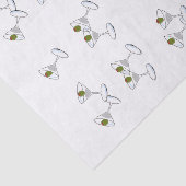 Papier Mousseline Tissu de papier Martini Glaces (Détail)