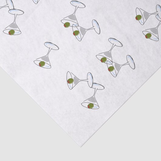 Papier Mousseline Tissu de papier Martini Glaces (Détail)