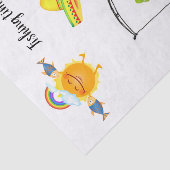 Papier Mousseline Tissu de pêche poisson poisson arc-en-ciel pêcheur (Détail)