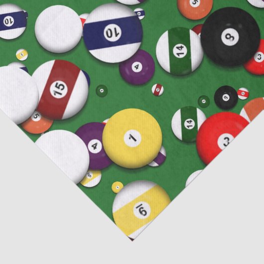 Papier Mousseline Tissu de recouvrement - Billard (Détail)