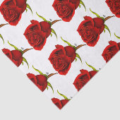 Papier Mousseline Tissu de rose rouge (Détail)