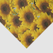Papier Mousseline Tissu décoratif tournesols (Détail)