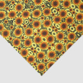 Papier Mousseline Tissu décoratif tournesols (Détail)