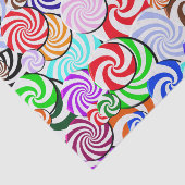 Papier Mousseline Tissu d'enveloppement - Collage de bonbons (Détail)