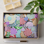 Papier Mousseline Tissu d'enveloppement - Collage de bonbons (Cadeau)