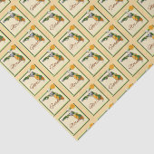 Papier Mousseline Tissu d'enveloppement - FLORIDE - Icône encadrée (Détail)