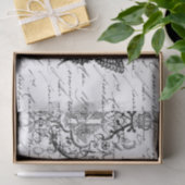 Papier Mousseline Tissu d'éphémères de manuscrit (Cadeau)