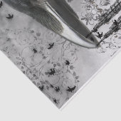 Papier Mousseline Tissu du collage de Raven (Détail)