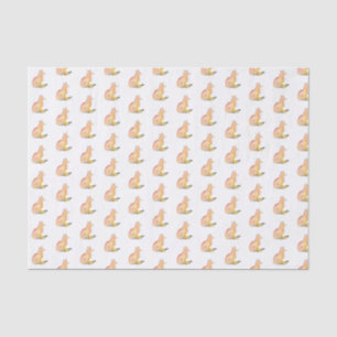 Papier Mousseline Tissu du Motif Fox Wraper Papper