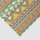 Papier Mousseline Tissu du parti motif tribal aztèque (Détail)