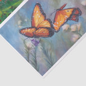 Papier Mousseline Tissu floral de Decoupage (Détail)