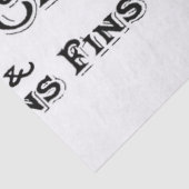 Papier Mousseline Tissu français de signe (Détail)