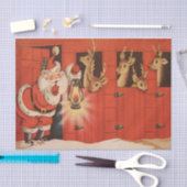 Papier Mousseline Tissu mignon de partie de renne de Père Noël (Artisanat)