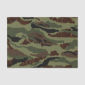 Papier Mousseline Tissu Motif de Camouflage MVB (Recto)