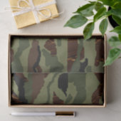 Papier Mousseline Tissu Motif de Camouflage MVB (Cadeau)