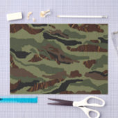 Papier Mousseline Tissu Motif de Camouflage MVB (Artisanat)