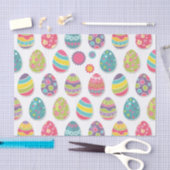 Papier Mousseline Tissu orienté d'oeuf de pâques (Artisanat)