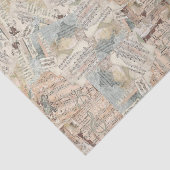 Papier Mousseline Tissu ou papier découpage Collage des feuilles de (Détail)