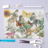 Papier Mousseline Tissu Papier à papillon Tournesol (Artisanat)