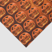 Papier Mousseline Tissu Papier cadeau emballage citrouille Halloween (Détail)